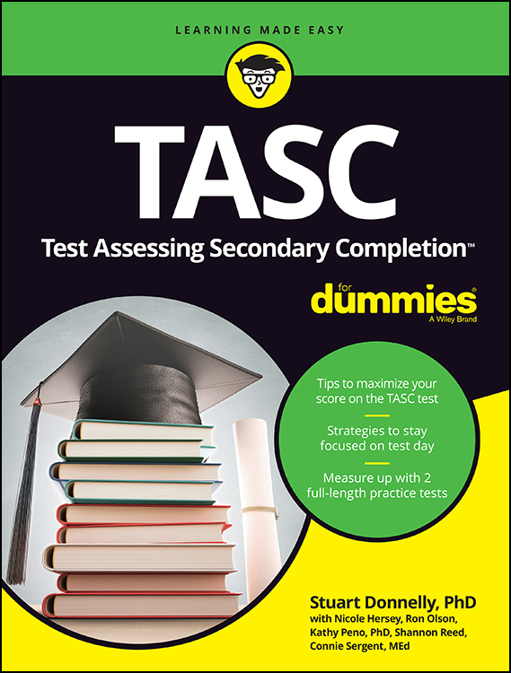 TASC Test Assessing Secondary Completion For Dummies Published by John Wiley - photo 1