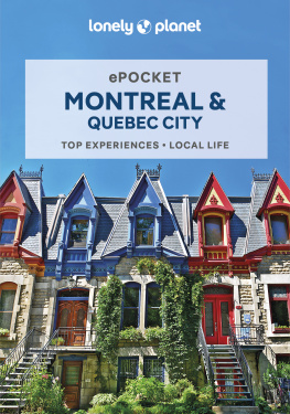 Lonely Planet - LP - ePocket Montréal & Québec City