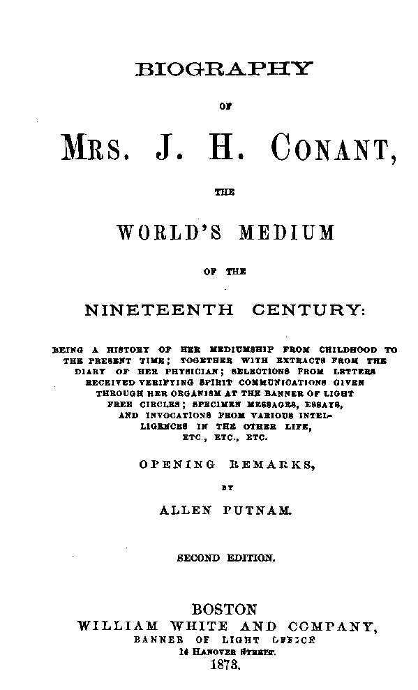 Entered according to Act of Congress In the year 1872 By WILLIAM WHITE - photo 1