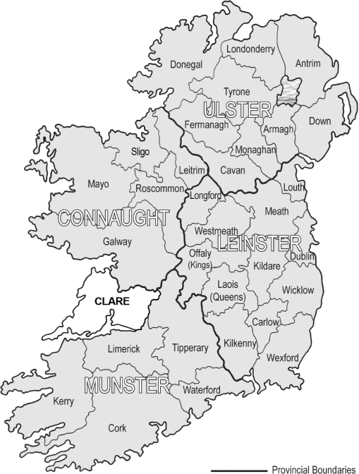 The counties and provinces and of Ireland Chapter 1 Introduction County - photo 3