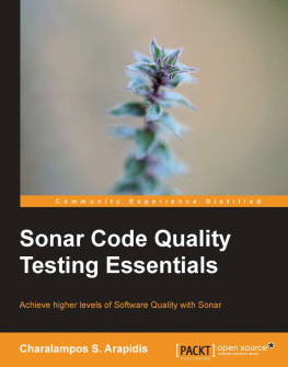 Charalampos S. Arapidis Sonar Code Quality Testing Essentials