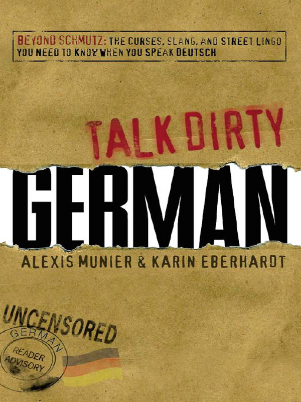 Talk Dirty German Beyond Schmutz - The curses slang and street lingo you need to know to speak Deutsch - image 2