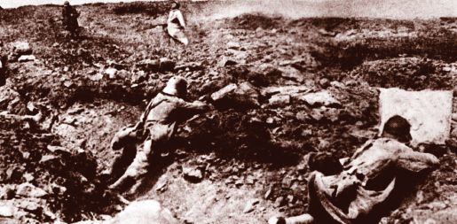 World War I battles were often fought in trenches with combatants so close to - photo 7