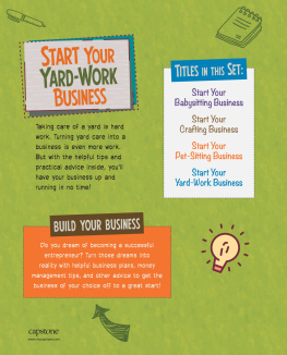 Amie Jane Leavitt - Start Your Yard-Work Business