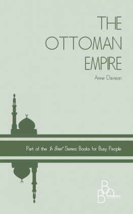 Anne Davison The Ottoman Empire