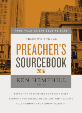 Thomas Nelson - Nelsons Annual Preachers Sourcebook 2016