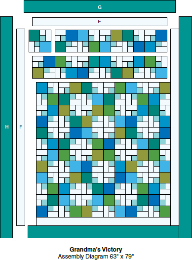 Alternate Block Assemblies This quilt is a redraft of an old block pattern - photo 7