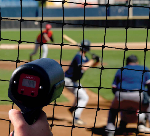 Radar guns help statisticians compare different players pitching speeds THE - photo 4