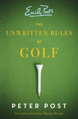 Peter Post Unwritten Rules of Golf