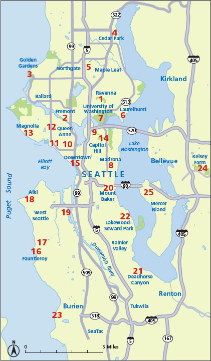 SEATTLE STAIRWAY WALKS BY MILEAGE WITH STEPS INTRODUCTION SCENIC BYWAYS OF - photo 31