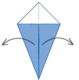 Unfold the two right triangle flaps Valley-fold the right angle corners - photo 29