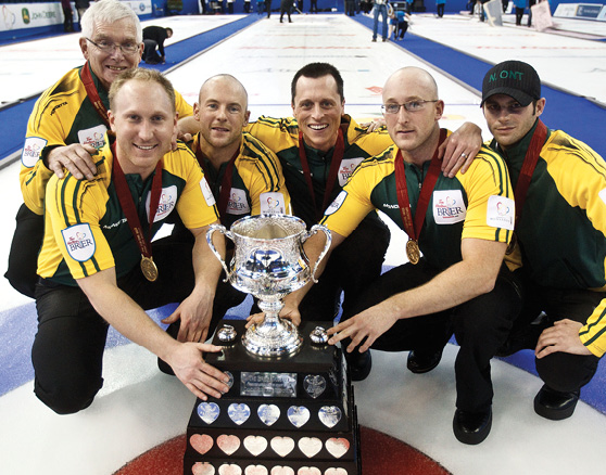 Winning the Brier was a lifelong dream come true for coach Tom Coulterman Brad - photo 12