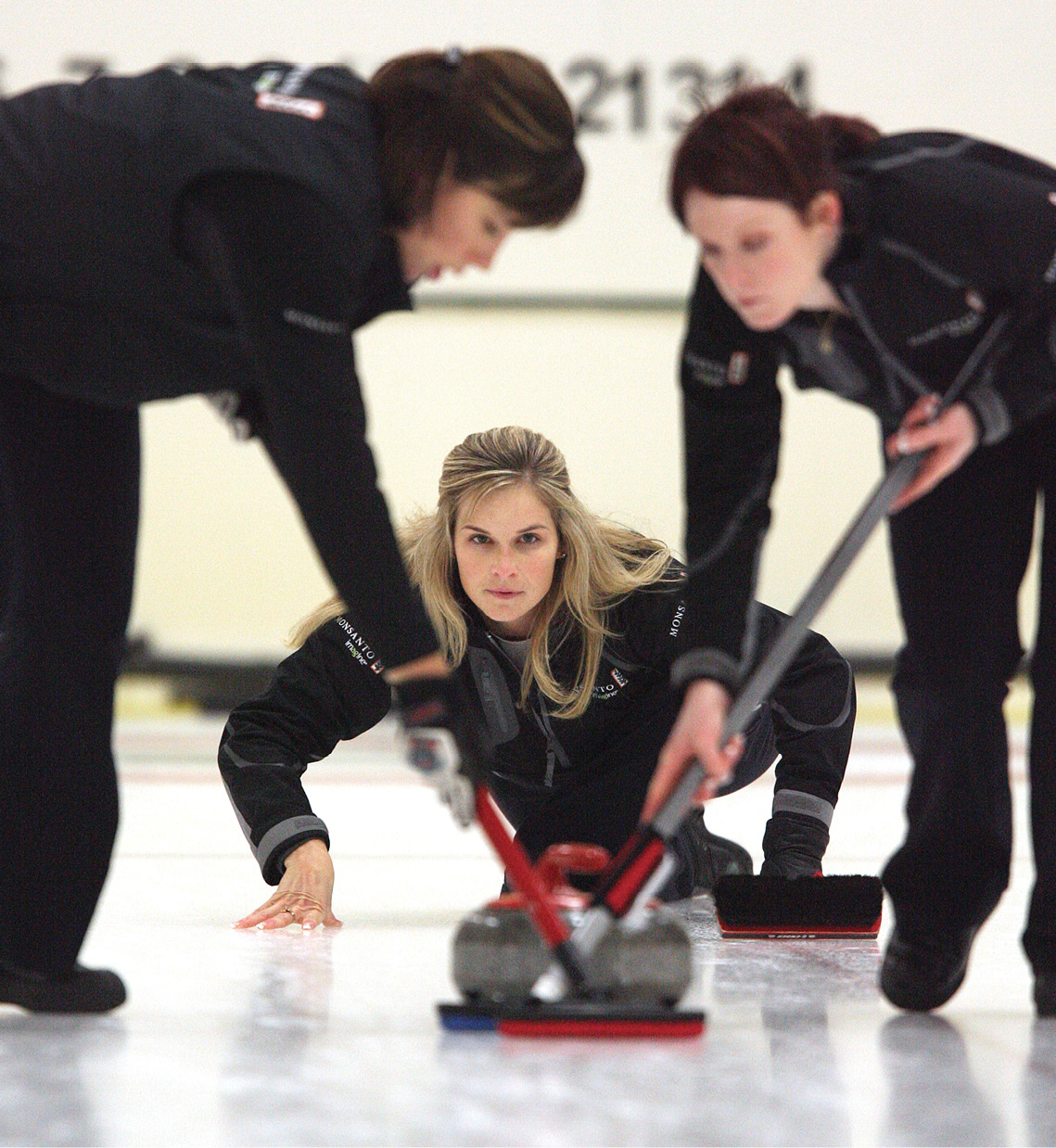 Jennifer Jones centre and Jill Officer left had already won a Scotties - photo 9