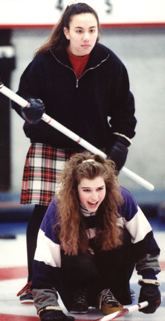 Jennifer Jones at age 17 in 1992 She skipped a team to the Manitoba final that - photo 4