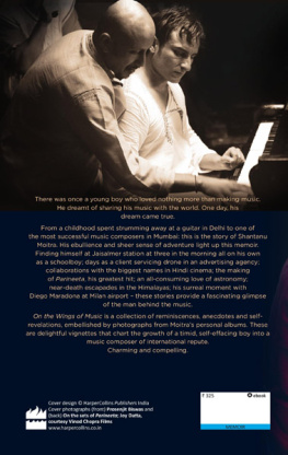 Shantanu Moitra On the Wings of Music: A Book of Journeys