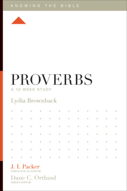 Lydia Brownback - Proverbs: A 12-Week Study