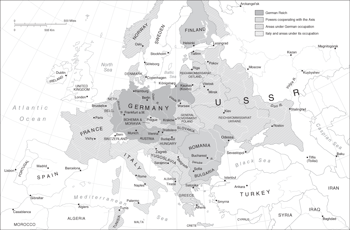 01 Europe under German domination in 1942 courtesy of Robert Gellately - photo 3