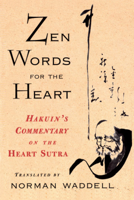 Hakuin - Zen Words for the Heart: Hakuins Commentary on the Heart Sutra