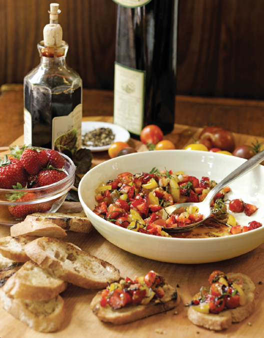 Bruschetta WITH STRAWBERRY AND TOMATO SALAD MAKES 10 TO 15 HORS DOEUVRES - photo 8