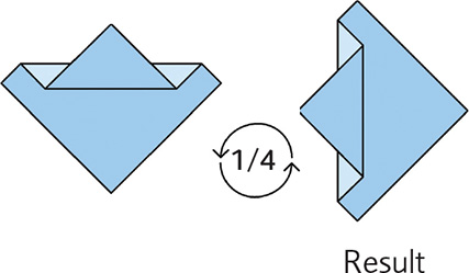 These are 2 arrows that follow each other in a circle Push corner inside - photo 9