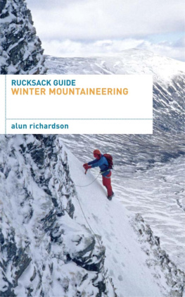 Alun Richardson Rucksack Guide--Winter Mountaineering