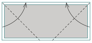 Begin with the obverse side up for a green canoe Valley-fold the left and - photo 16