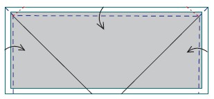 Use the perimeter creases to valley-fold the top and side edges in while - photo 19