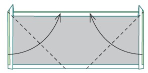 Use the diagonal creases to valley-fold the left and right triangle flaps up - photo 20