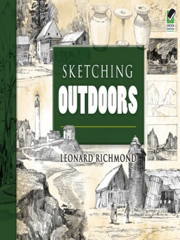 Leonard Richmond Sketching Outdoors