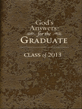 Jack Countryman Gods Answers for the Graduate: Class of 2013--Brown: New King James Version