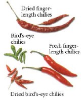 Chilies come in many shapes sizes and colors Fresh finger-length chilies are - photo 7