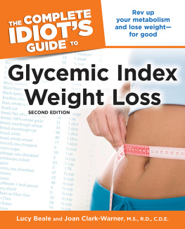 Joan Clark-Warner MS RD CDE The Complete Idiots Guide to Glycemic Index Weight Loss