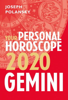 Joseph Polansky Gemini 2020: Your Personal Horoscope