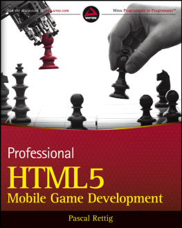 Pascal Rettig Professional HTML5 Mobile Game Development