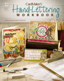 Nancy Burke - CardMakers Hand-Lettering Workbook