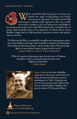 Sumedho - The Mind and the Way: Buddhist Reflections on Life