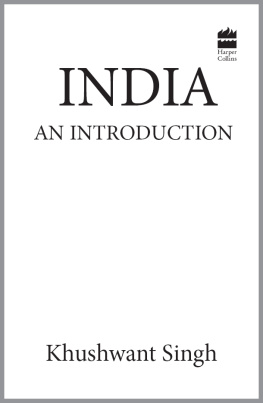 Khushwant Singh - India an Introduction