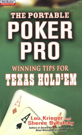 Sheree Bykofsky - The Portable Poker Pro: Winning Tips For Texas Holdem