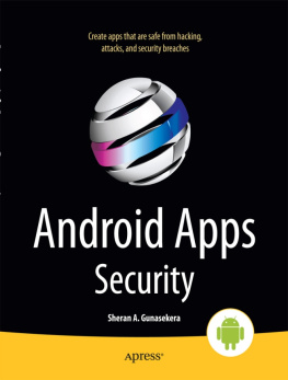 Sheran Gunasekera - Android Apps Security