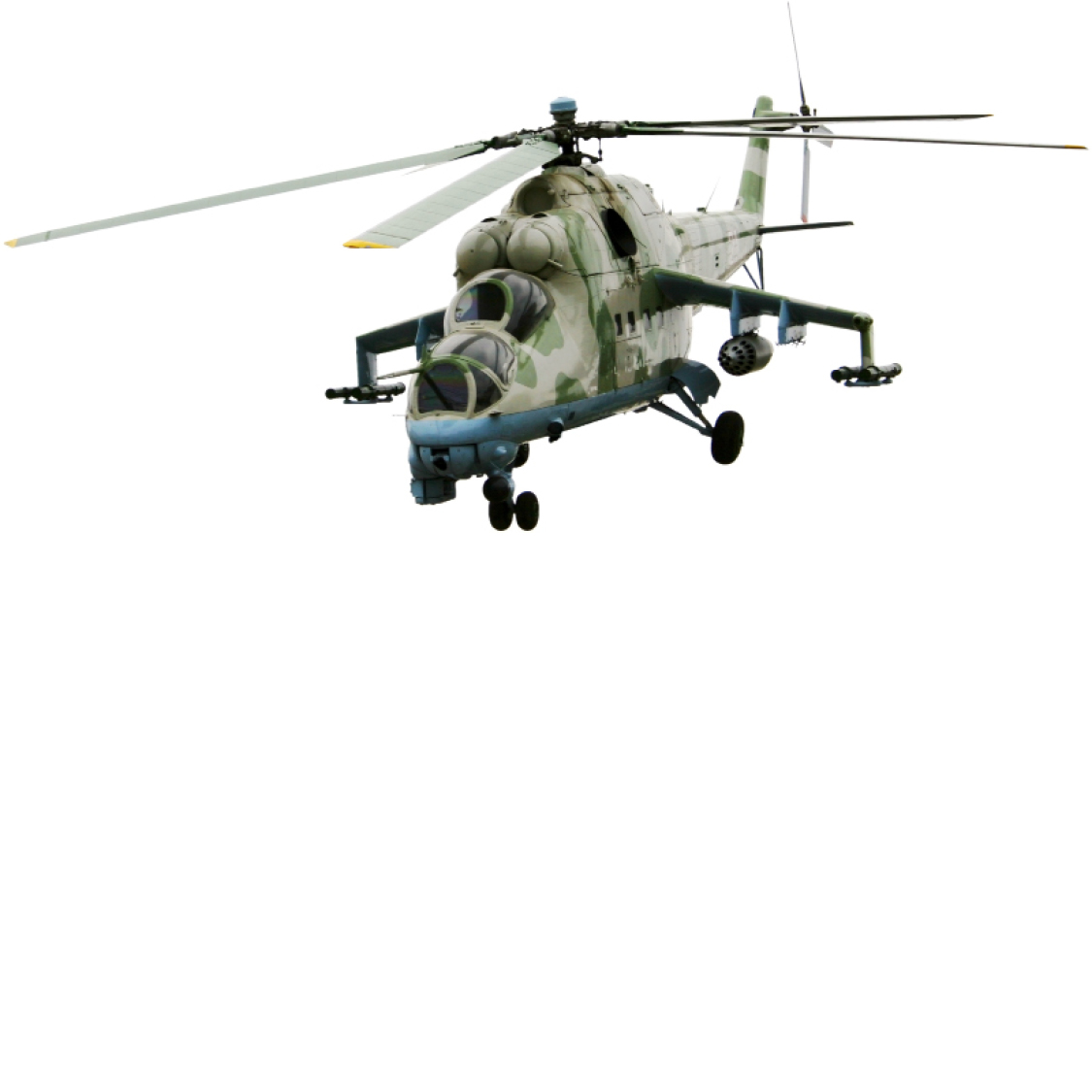 Military helicopters can be painted with camouflage to help make them more - photo 10