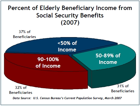 As the pie chart above illustrates SocialSecurity is the sole income source - photo 1