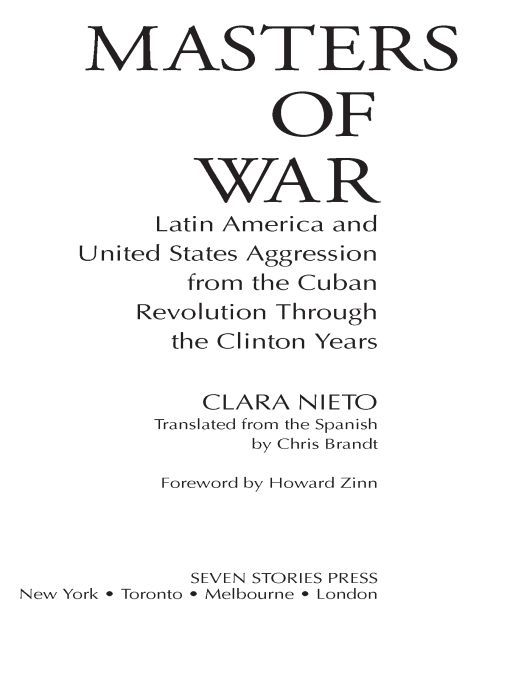 Table of Contents FOREWORD by Howard Zinn Anyone who has studied or - photo 1