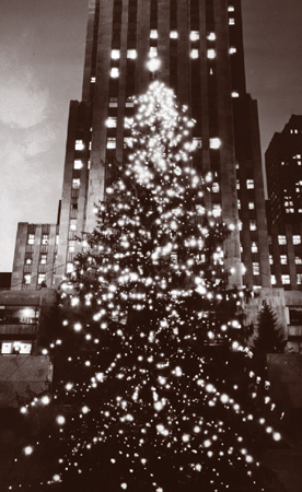 In 1935 an eighty-foot tree sparked brilliantly in front of the RCA building - photo 10