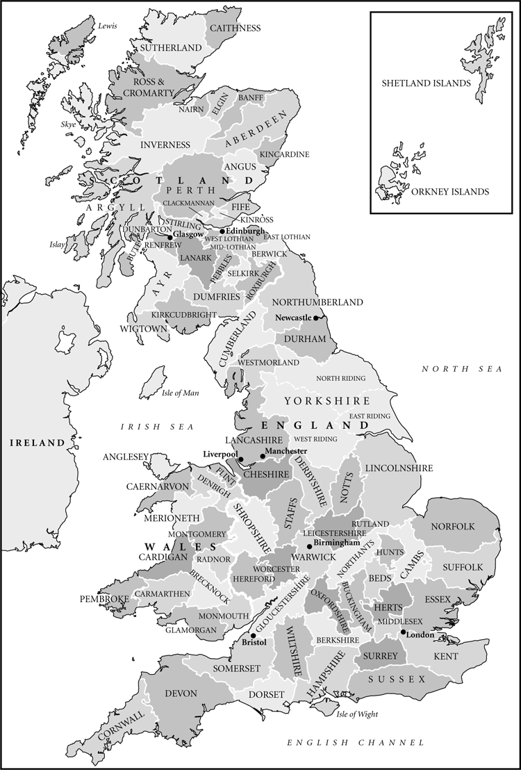 Counties of Great Britain 1850 Industrial Britain 1850 INTRODUCTION - photo 2