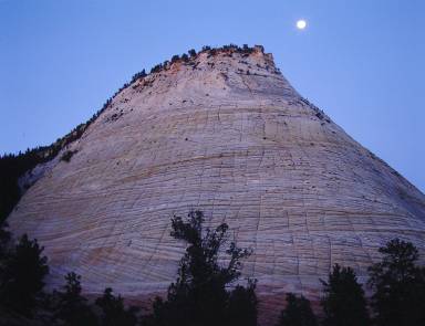 Moonset at sunriseCheckerboard Mesa For travelers arriving from the West - photo 3