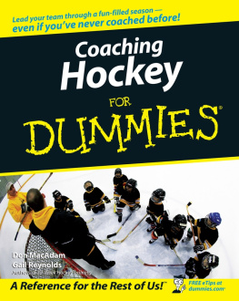 Don MacAdam - Coaching Hockey for Dummies