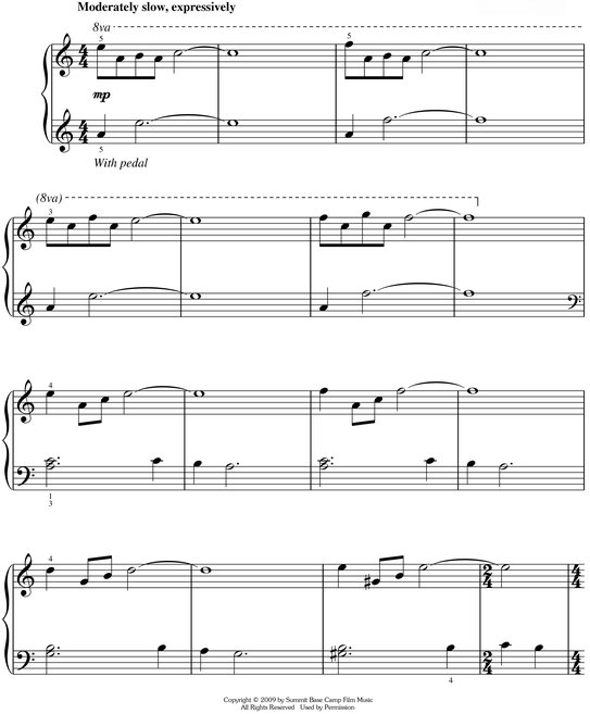 The Twilight Saga--New Moon The Score Songbook Easy Piano Solo - photo 9