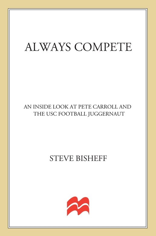 Table of Contents First and foremost I want to thank Pete Carroll for his - photo 1