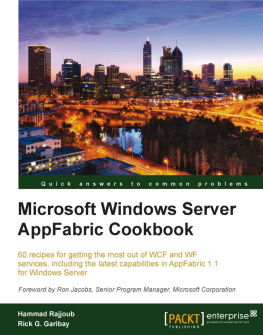 Hammad Rajjoub - Microsoft Windows Server AppFabric Cookbook