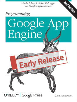 Dan Sanderson Programming Google App Engine